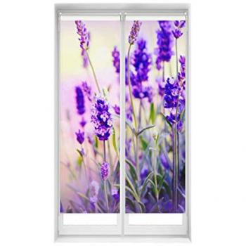 Pack x 2 Estores Enrollables Opacos EasyFix Sin Taladro - Modelo Lavanda 40x150 cm