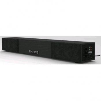 Soundbar Empire 2.1 SB-200PRO ECO 200W con Subwoofer Integrado y Función Eco, Color Negro