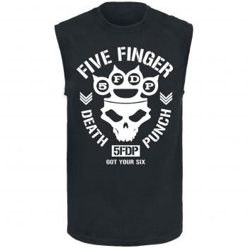 Five Finger Death Punch Knuckle Head Camiseta Tirantes Negro L
