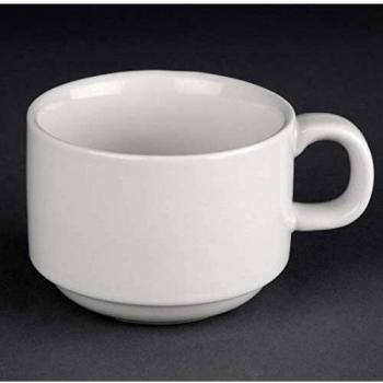 Athena hotelware CC200 apilable taza, color blanco