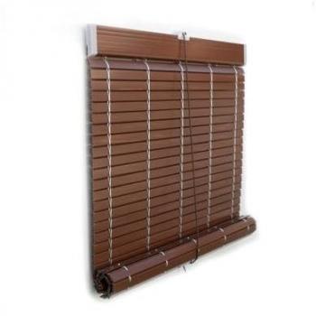 Persiana de PVC Nogal Oscuro 137 x 140 cm