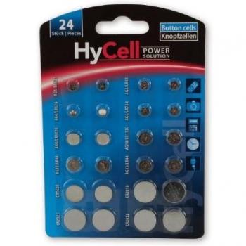 HyCell 1516-0003 - Set de Pilas botón alcalinas