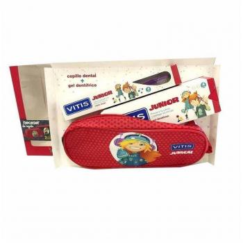 Kit de Higiene Bucal Vitis Junior con Gel Dentífrico y Cepillo Dental
