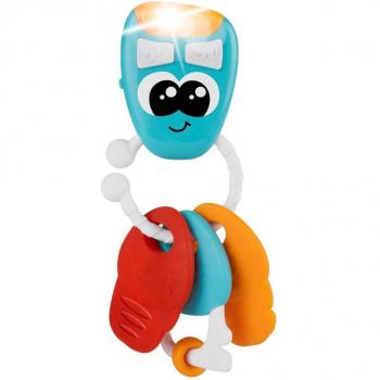 Chicco Llaves Electrónicas Bilingües con Mordedores de Colores y Sonidos 11163