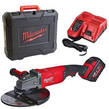 Milwaukee 4933464115 M18FLAG230XPDB-121C-Amoladora Angular inalámbrica