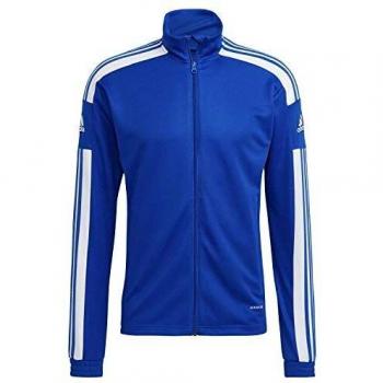 Adidas Squadra 21 Men's Training Jacket - Royal Blue/White, Size XL