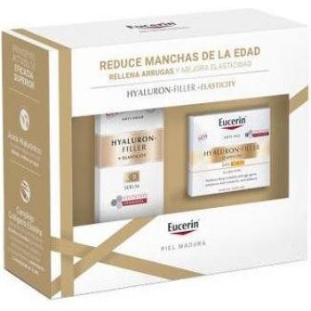 Eucerin Hyaluron-Filler + Elasticity 3D Serum 30ml y Crema de Día FPS 30 50ml Set