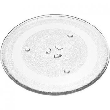 Plato giratorio de vidrio compatible con Samsung MG23K3575AK/EO, MG23K3575AKEN, MG23K3575AS/EN, MG23K3575AS/EO para microondas
