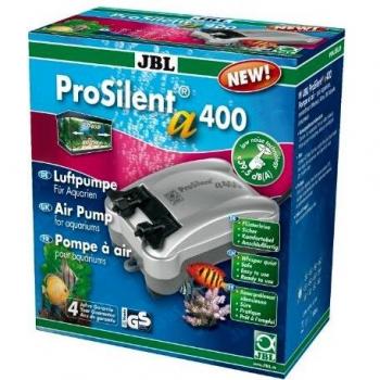 Bomba de aire JBL ProSilent A400 - Membran para acuarios de 200 a 600 litros, 400 l/h, silenciosa, consumo 5.5W