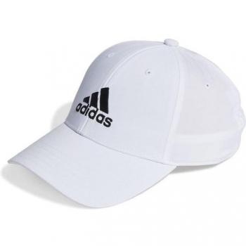 Gorra adidas BBallcap LT EMB Blanca Ajustable con Logo Bordado Lightweight Baseball