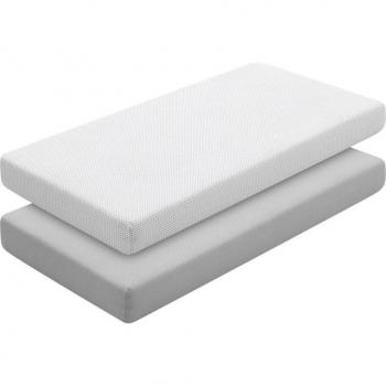 Bajera Cuna 60 Pack 2 Uds. 60x120x17 cm Essentia Gris - Suavidad Garantizada