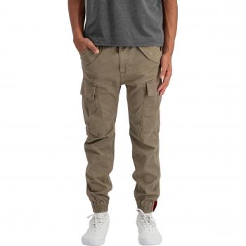 Alpha Industries Airman Cargo Pants - Men's Casual Trousers in Taupe, Size 29