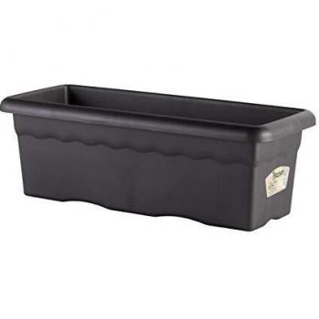 Maceta Plastiken Planter 80 x 26 cm Rectangular Antracita