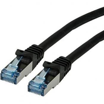 ROLINE CAT.6a S/FTP - Cable de Red (3 m, Cat6a, S/FTP (S-STP), RJ-45, Negro)