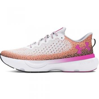 Under Armour Infinite Women's Running Shoes - White/Orange/Pink - Size 39