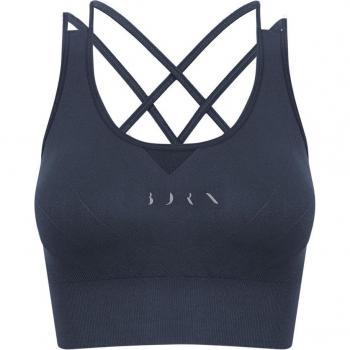 Top de mujer Keren Born Living Yoga azul oscuro - L