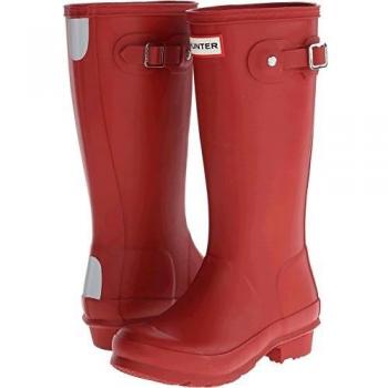 Hunter Original Kids Wellington Boots with Reflective Patches - Size 2