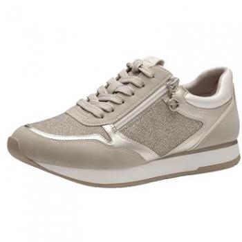 Zapatillas de Plataforma Tamaris con Detalles Metálicos, Calzado Casual, Zapatos de Media Altura, Zapatillas con Cordones