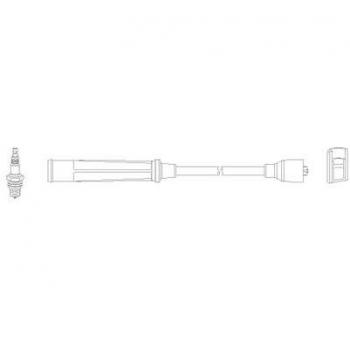 Juego de cables de encendido HÜCO 134250 para MAZDA 323