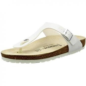Sandalia Birkenstock Gizeh Birko-Flor Blanca para Hombre EU 36