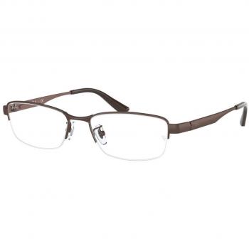 Ray-Ban RX 6453D Gafas Graduadas para Hombre Marrones Ajuste Asiático 55 Lentes Recetadas