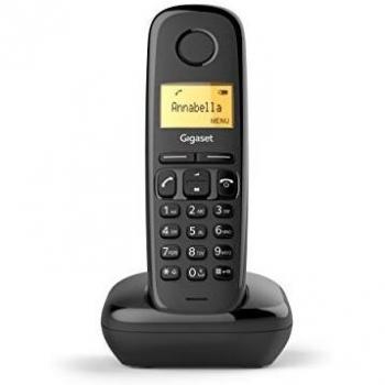 Gigaset A170 Analog/DECT telephone Negro Identificador de llamadas - Teléfono