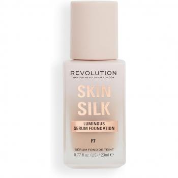 Makeup Revolution Skin Silk Serum Foundation Light Illuminating Foundation Shade F7 23 ml
