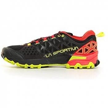 La Sportiva Bushido II Black Goji Zapatillas de Trail Running para Hombre Talla 41.5 Transpirables con Tracción Fuerte
