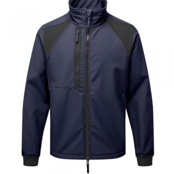 Chaqueta Softshell Portwest WX2 (2 Capas) Negra con Forro Polar Talla XL