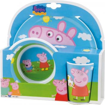 Stor Peppa Pig Melamina 3-Piezas Set