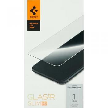 Protector de Pantalla de Vidrio Templado Spigen GLAS.tR Slim Full Cover para iPhone 14 Pro Max - Negro