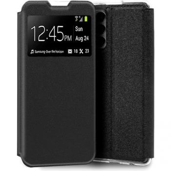 Funda Flip Cover Liso Negro para Samsung Galaxy M13 M135