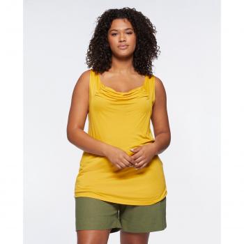 Top de mujer Fiorella Rubino con ECOVERO fruncidos de viscosa™, sin mangas