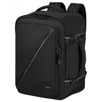 Mochila de cabina American Tourister Take2Cabin Special S/M negra 26,5L, dimensiones 30 x 20 x 40 cm, peso 0,60 kg, diseñada para equipaje de mano en subpl