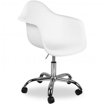 SuperStudio lo+demoda Pring Silla de Oficina, Acero, Negro, 80x62.5x5 cm