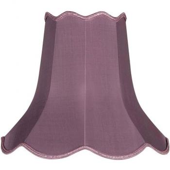 Oaks Lighting 16 pulgadas Shade Faux Seda Vieira, uvas / púrpura