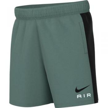 Nike Pantalón Corto Kids Sportswear Air Fleece - Tejido Fleece, Color Verde, Talla XL, Diseño Deportivo para Niño
