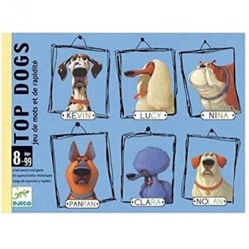 DJECO Top Dogs Juegos de Cartas, Multicolor