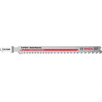 Bosch Professional 3 x Hojas de sierra de calar Expert Multi Material T367 XHM
