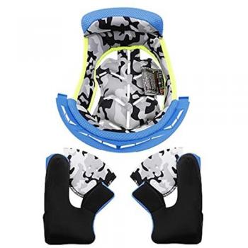 Forro Interior y Almohadillas para Mejillas LS2 MX437 EVO Azul Talla S Unisex
