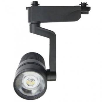 Foco LED Cob de Carril 10W Negro con Luz Fría 6500K y Natural 4000K