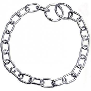 Collar para Perro Hs Sprenger Corto 70 cm, acero inoxidable, diseño ergonómico, resistente a la corrosión, adecuado para adiestramiento y control de perros grandes