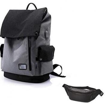 WindTook Mochila Portatil para Mujer y Hombre Mochila Ordenador Portatil 15.6 Pulgadas Mochila Escolar Multiusos Impermeable para Viajes/Negocios/Universidad/Trabajo Combinación
