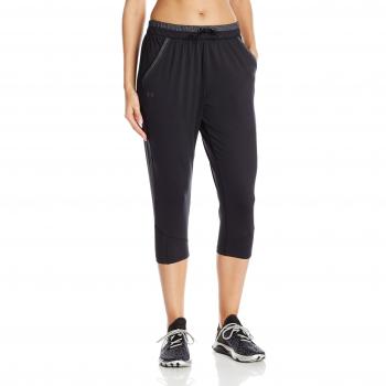 Entrenamiento Mujer Pantalones/Deporte Capri, mujer, color negro, tamaño extra-small