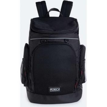 Mochila Empower Backpack XL Munich - Color negro y rojo, capacidad amplia, diseño ergonómico, compartimentos múltiples para organización, material resistente al agua, correas acolchadas ajustables