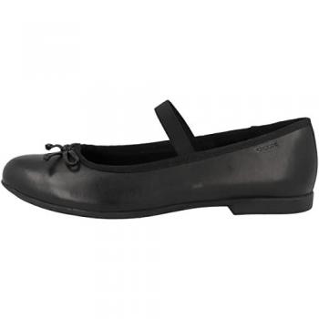 Geox Girls' Black Mary Jane Ballerina Flats