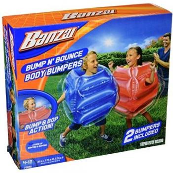 Banzai LYSB01B1X3USS-TOYS Garden Toy Bump n Bounce Body 2 Bumpers Included by