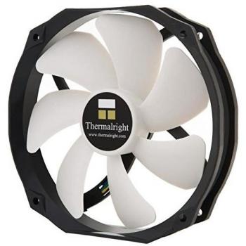 Ventilador Thermalright TY-147A para PC, 140 x 152 x 26.5 mm, Color Negro y Blanco