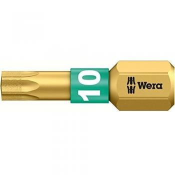 Punta Torx BiTorsion Wera 867/1 BDC T10 x 25 mm Acero aleado con recubrimiento de diamante