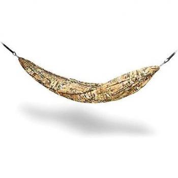 COLUMBUS Hamaca Colgante Hammock UL | Hamaca Ultraligera y Compacta para Llevar Fácilmente de Camping, Travesía o Trekking. Hamaca Individual Tamaño 260 x 140 - Color Camuflaje